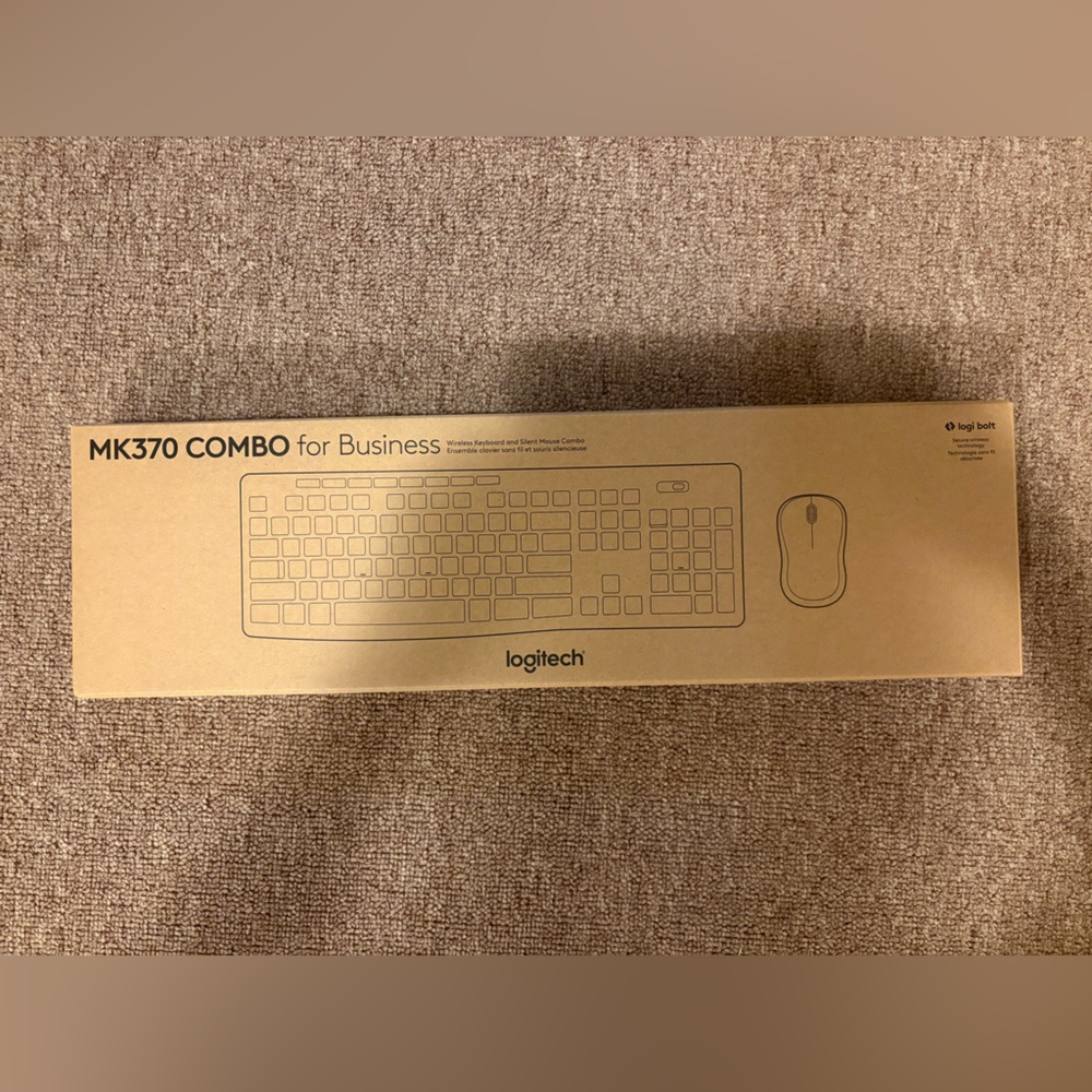 Logitech MK370 Combo Keyboard and Wireless Mouse